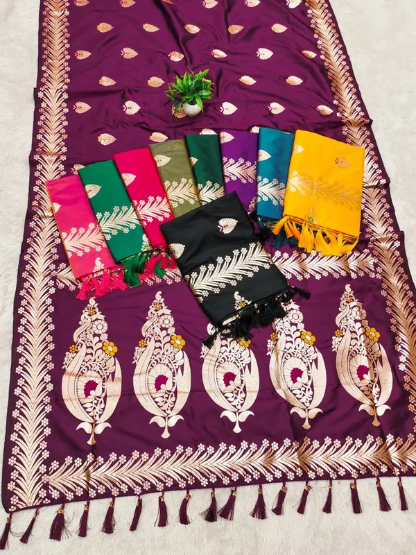 Deep_Wine_Color_Soft_Banarasi_Silk_Gold_Zari_Meenakari_Weaving_Saree_(Product_Code:-_30017)