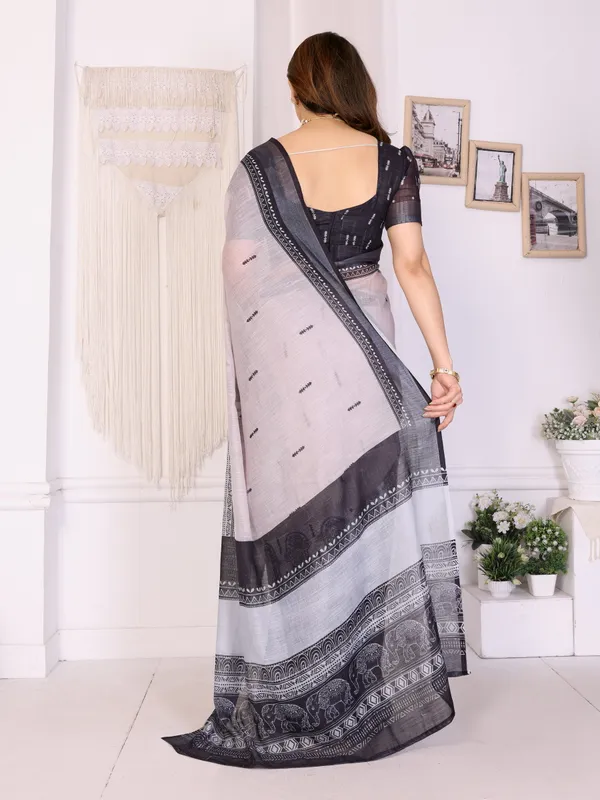 Gray_Color_Handloom_Linen_Cotton_Digital_Print_Designer_Saree_(Product_Code:-80025)