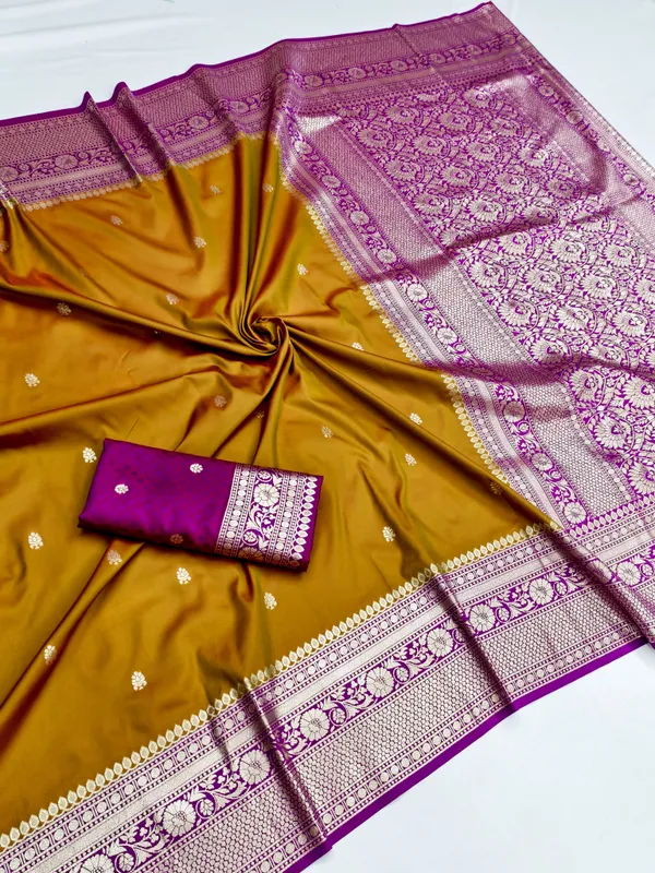 Mustard_Yellow_Color_Premium_Soft_Banarasi_Silk_Meenakari_Zari_Weaving_Saree_(Product_Name_:-_30039)