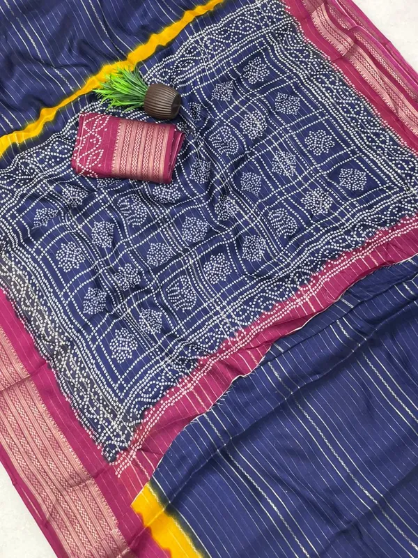 Navy_Blue_Color_Premium_Dola_Silk_Two-Tone_Zari_Designer_Saree_(Product_Code:-90008)