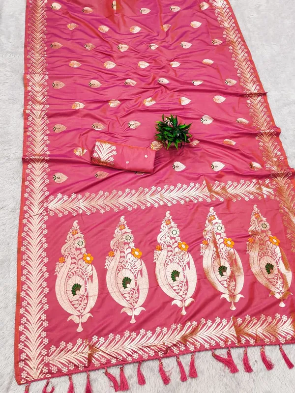 Pink_Color_Soft_Banarasi_Silk_Gold_Zari_Meenakari_Weaving_Saree_(Product_Code:-_30026)