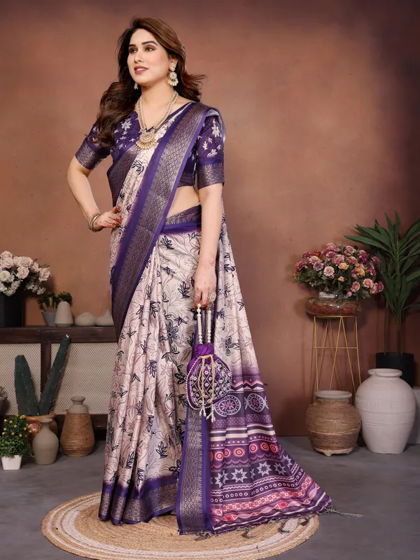 Purple_Color_Heavy_Rich_Cotton_Silk_Digital_Print_Designer_Saree_(Product_Code:-80005)