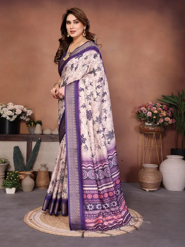 Purple_Color_Heavy_Rich_Cotton_Silk_Digital_Print_Designer_Saree_(Product_Code:-80005)