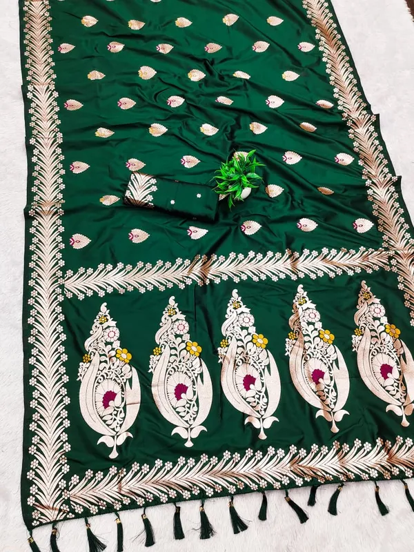 Teal_Green_Color_Soft_Banarasi_Silk_Gold_Zari_Meenakari_Weaving_Saree_(Product_Code:-_30022)