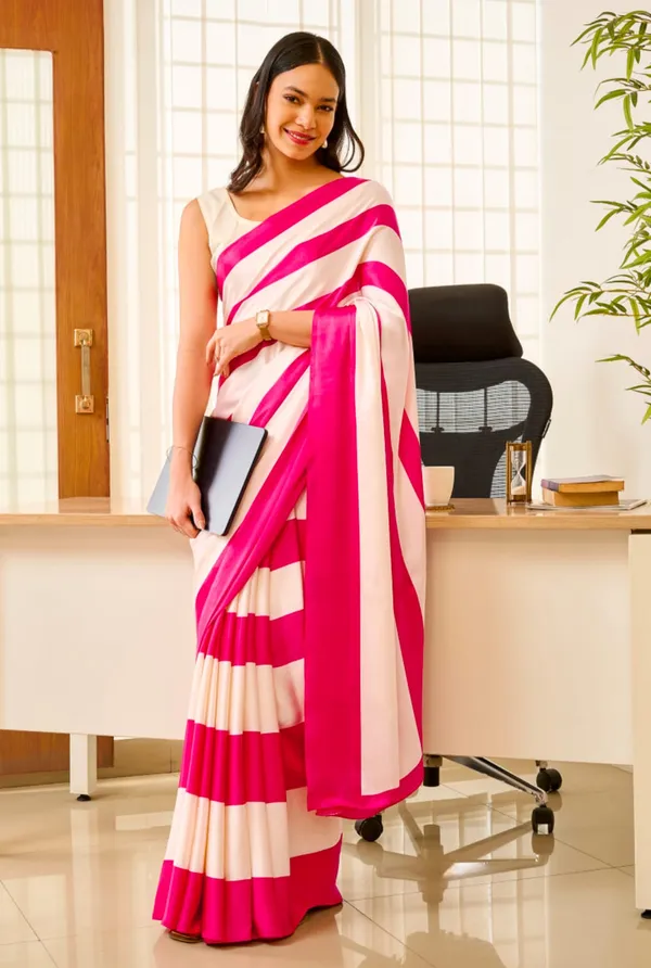 W/P_Color_Model_Silk_Digital_Print_Designer_Saree_(Product_Code:-70016)