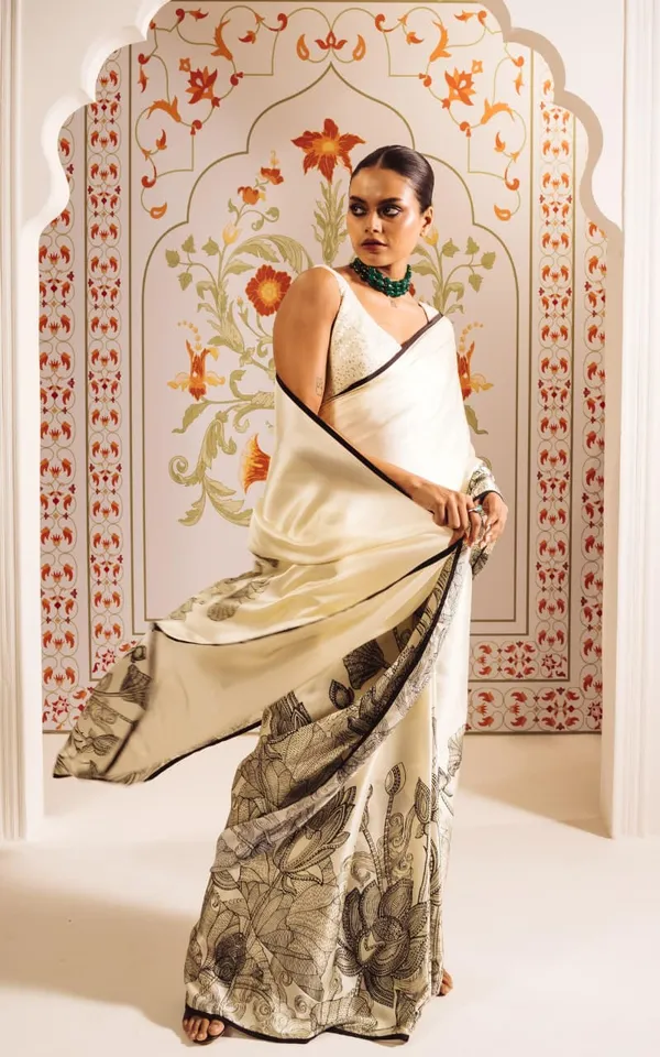 White_Color_Original_Japan_Satin_(Devsena_Satin)_Digital_Print_Designer_Saree_(Product_Code:-140004)