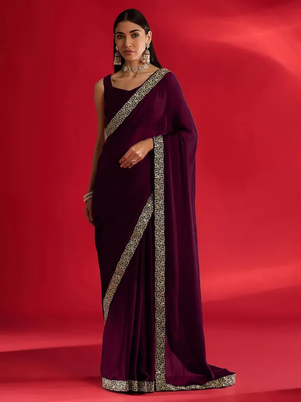 Wine_Color_Heavy_Rangoli_Silk_Embroidery_Sequence_Designer_Saree_(Product_Code:-140007)