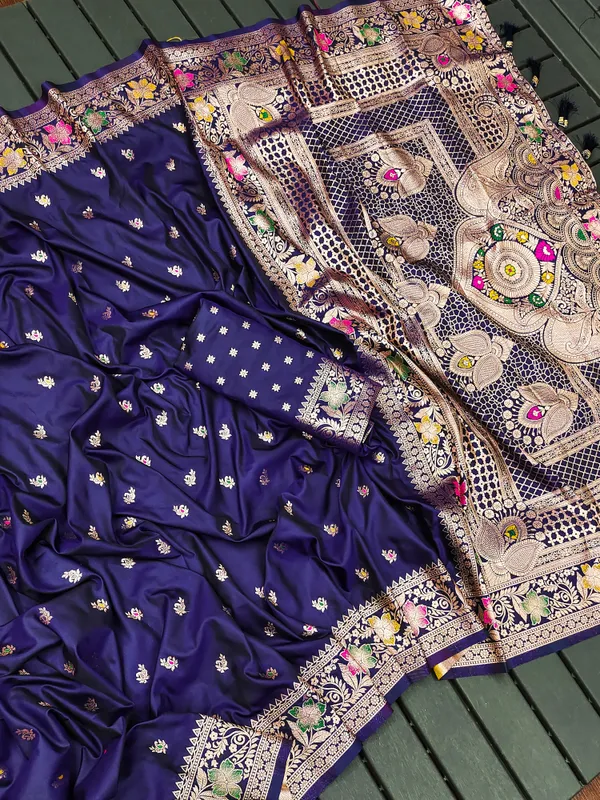 Royal_blue_Color_Premium_Original_Silk_Banarasi_Meenakari_Saree_(Product_Code:-_30007)