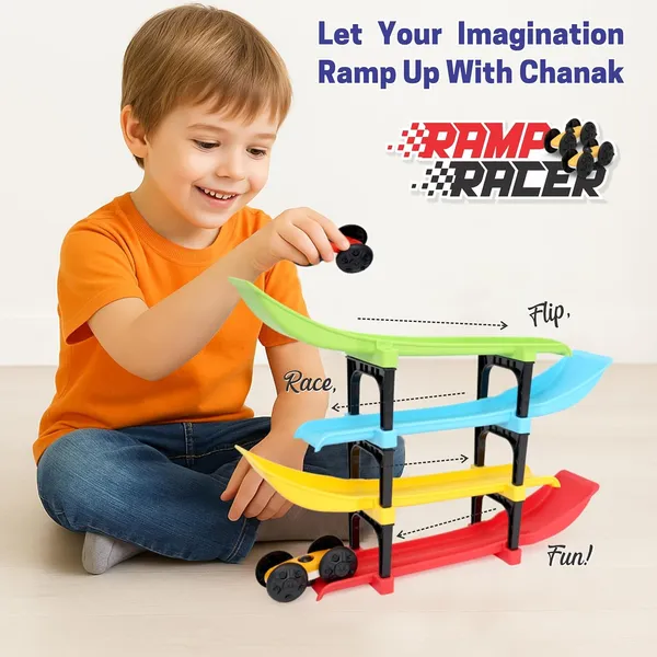 Multicolour_Multi-Level_Car_Racing_Track_Set_With_4_Ramps