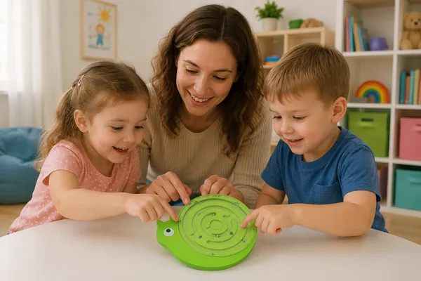 Green_Turtle_Shell_Maze_Toy_For_Kids