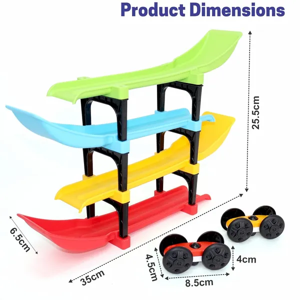 Multicolour_Multi-Level_Car_Racing_Track_Set_With_4_Ramps