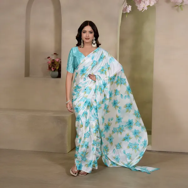 Blue_Premium_Linen_Cotton_Saree_For_Women