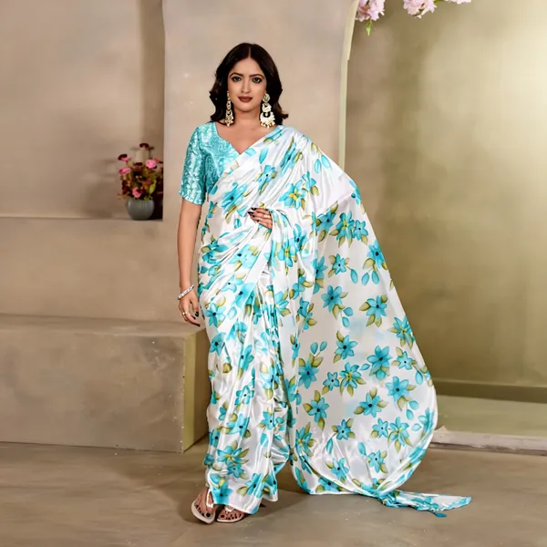 Blue_Premium_Linen_Cotton_Saree_For_Women