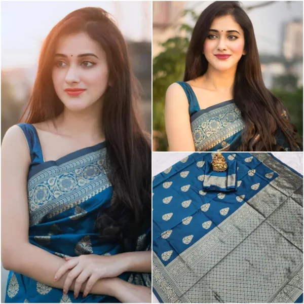 Rama_Soft_Lichi_Silk_Saree_For_Women