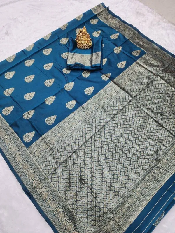 Rama_Soft_Lichi_Silk_Saree_For_Women