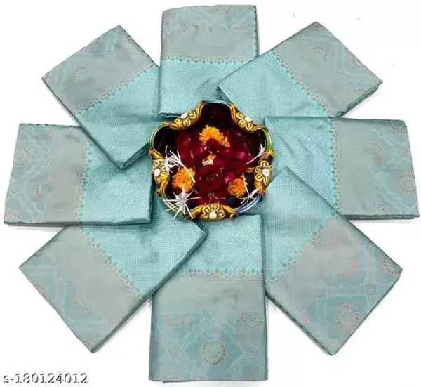 Sky_Blue_Soft_Lichi_Silk_Saree_For_Women