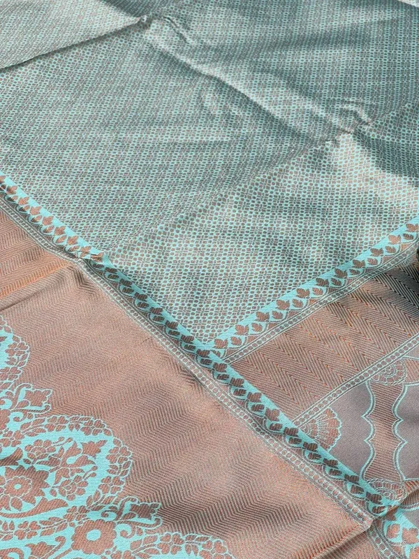 Sky_Blue_Soft_Lichi_Silk_Saree_For_Women