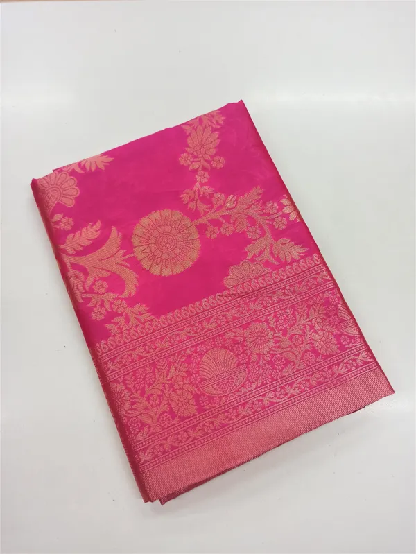 Pink_Soft_Lichi_Silk_Saree_For_Women