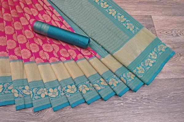 Gazari_Soft_Lichi_Silk_Saree_For_Women