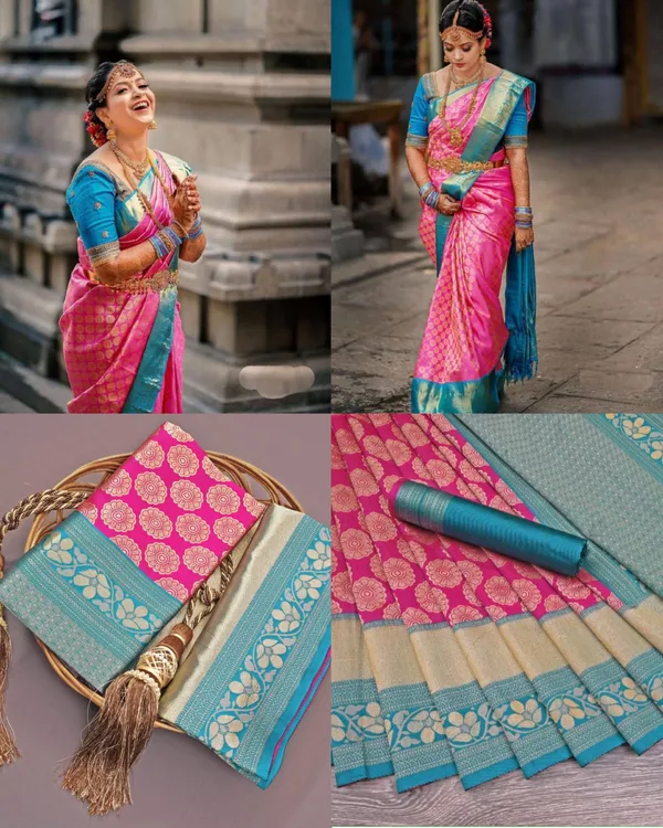 Gazari_Soft_Lichi_Silk_Saree_For_Women