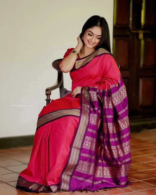 Gazari_Soft_Lichi_Silk_Saree_For_Women