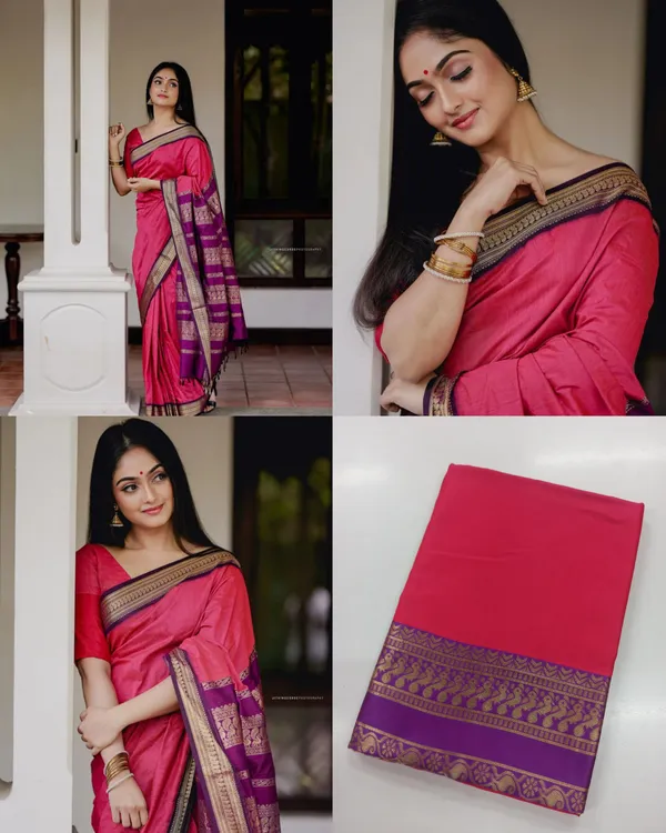 Gazari_Soft_Lichi_Silk_Saree_For_Women
