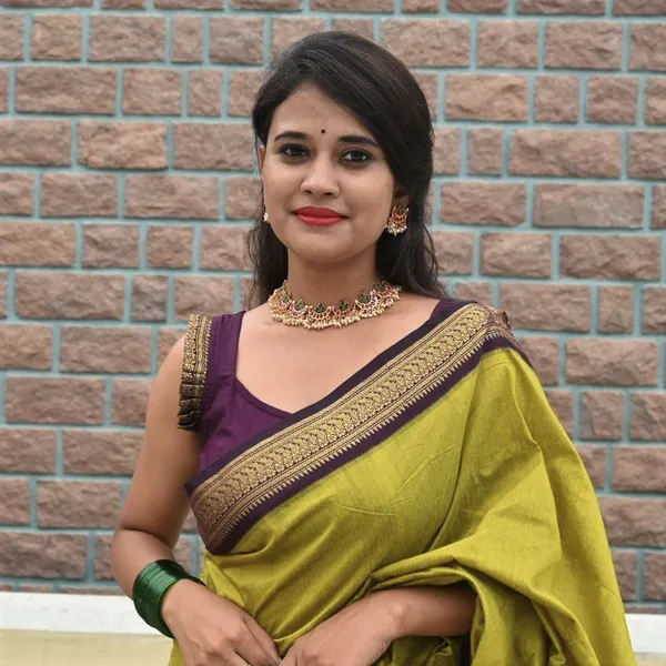 Olive_Green_Soft_Lichi_Silk_Saree_For_Women