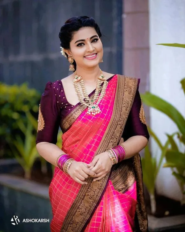 Pink_Soft_Lichi_Silk_Saree_For_Women