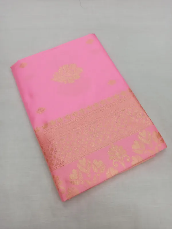 Baby_Pink_Soft_Lichi_Silk_Saree_For_Women
