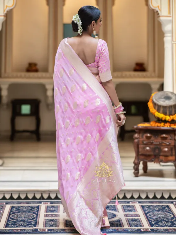 Baby_Pink_Soft_Lichi_Silk_Saree_For_Women