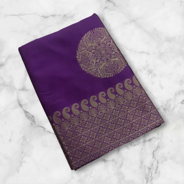 Purple_Soft_Lichi_Silk_Saree_For_Women