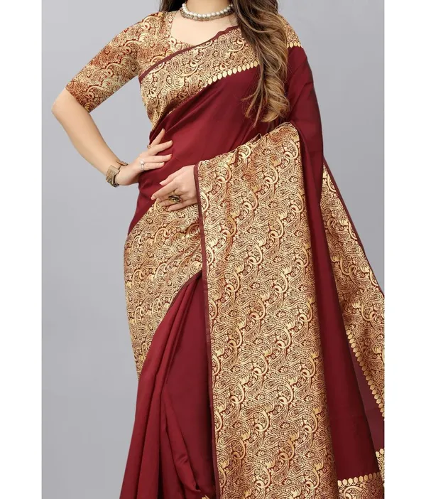 Gazari_Soft_Lichi_Silk_Saree_For_Women