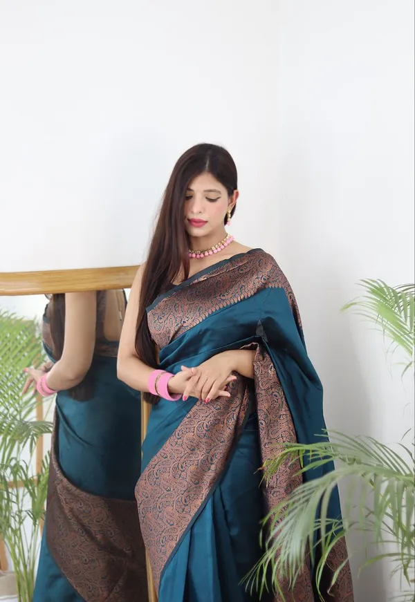 Rama_Soft_Lichi_Silk_Saree_For_Women