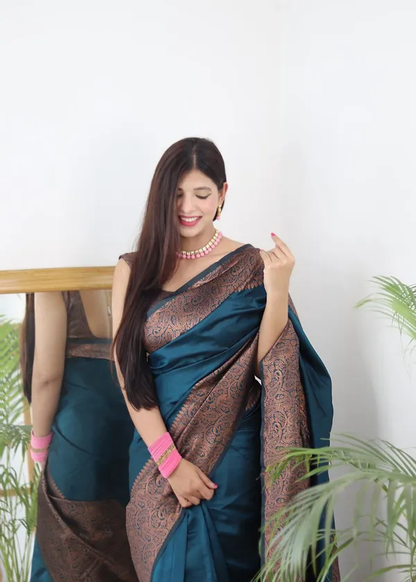 Rama_Soft_Lichi_Silk_Saree_For_Women