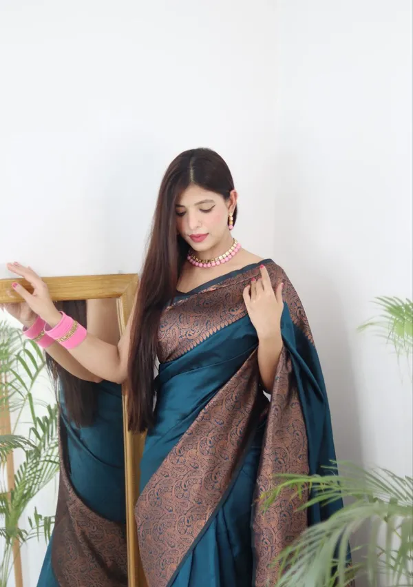 Rama_Soft_Lichi_Silk_Saree_For_Women