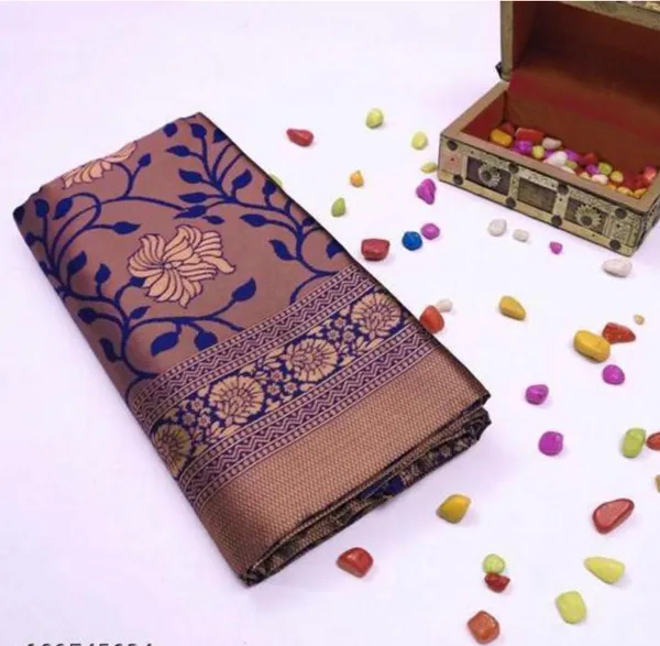 Purple_Soft_Lichi_Silk_Saree_For_Women