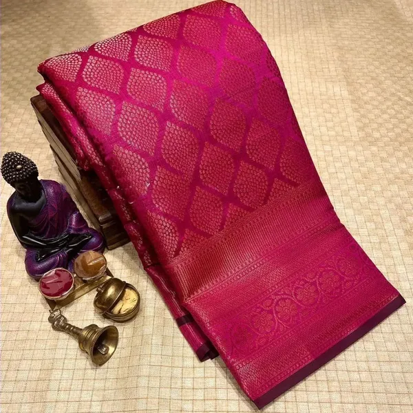 Pink_Soft_Lichi_Silk_Saree_with_Rich_Pallu_and_Jacquard_Work_for_Women
