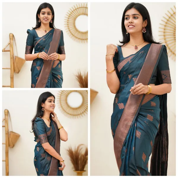 Rama_Soft_Lichi_Silk_Saree_For_Women