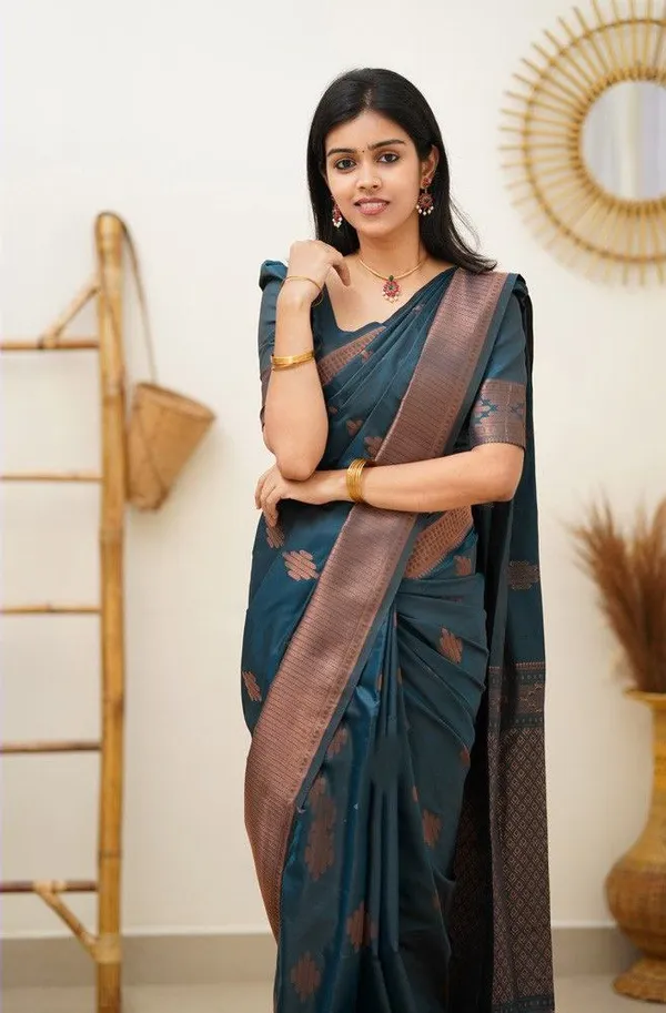 Rama_Soft_Lichi_Silk_Saree_For_Women