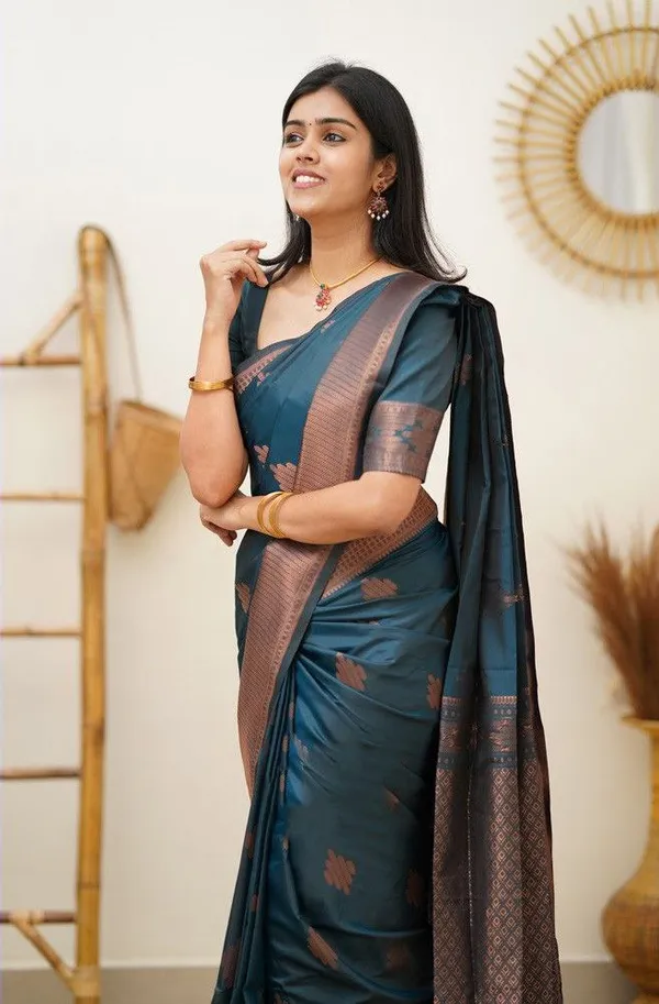 Rama_Soft_Lichi_Silk_Saree_For_Women