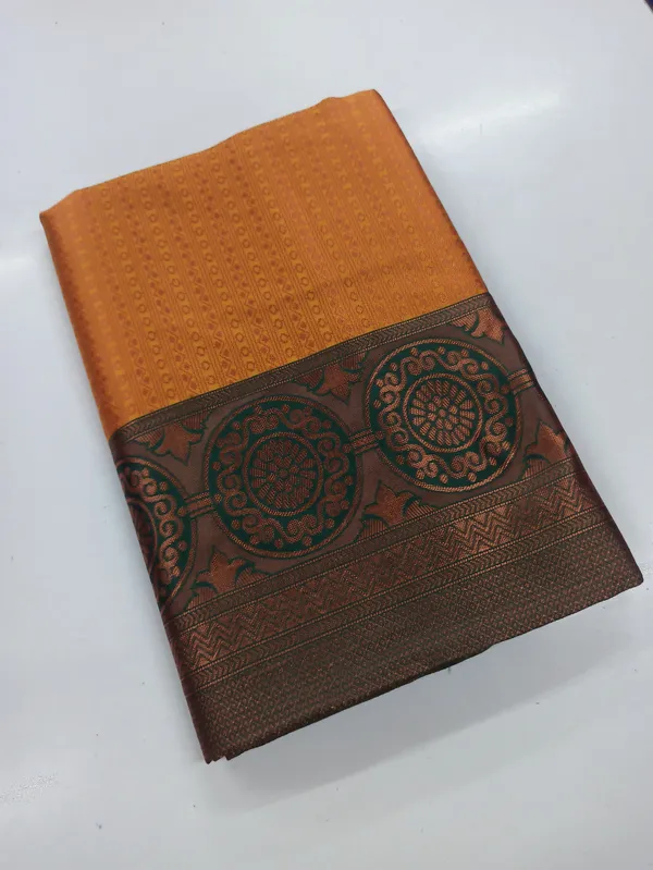 Mustard_Soft_Lichi_Silk_Saree_For_Women