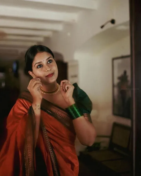 Peach_Saree_For_Women