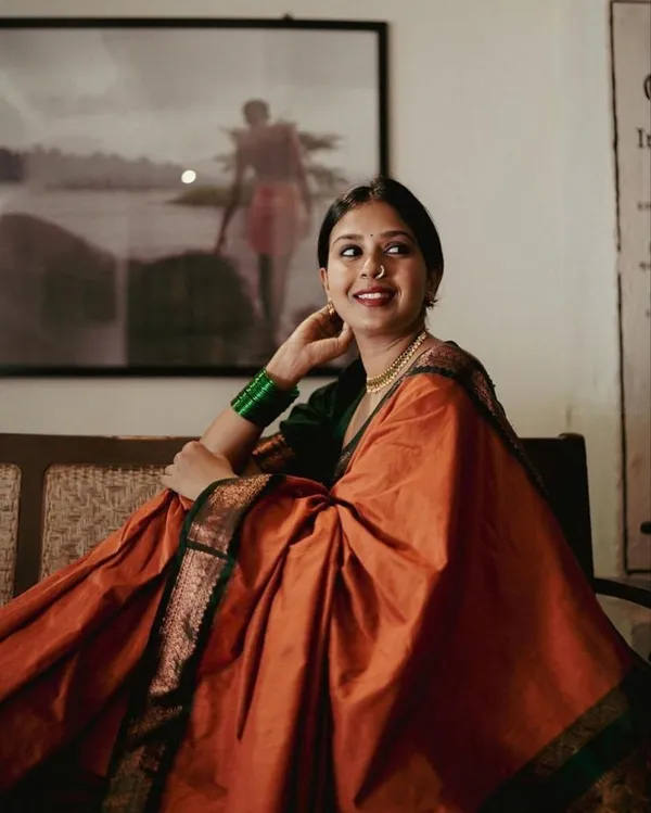 Peach_Saree_For_Women