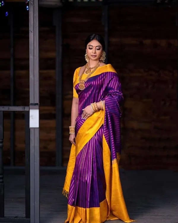 Purple-Yellow_Saree_For_Women