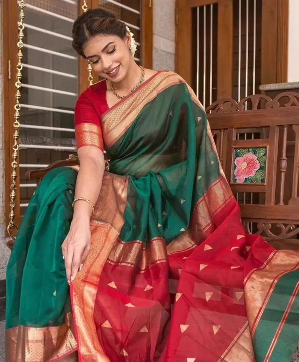 Green-Red_Saree_For_Women