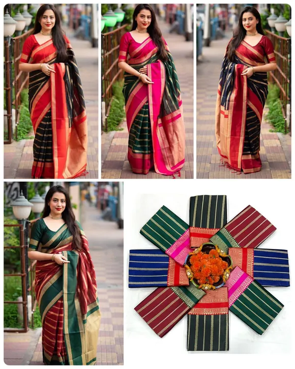 Green-Pink_Saree_For_Women