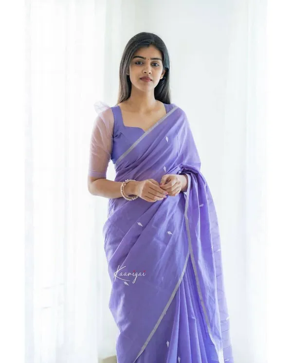 Light_Purple_Saree_For_Women