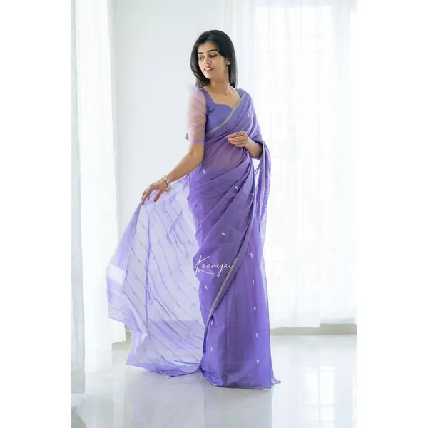 Light_Purple_Saree_For_Women