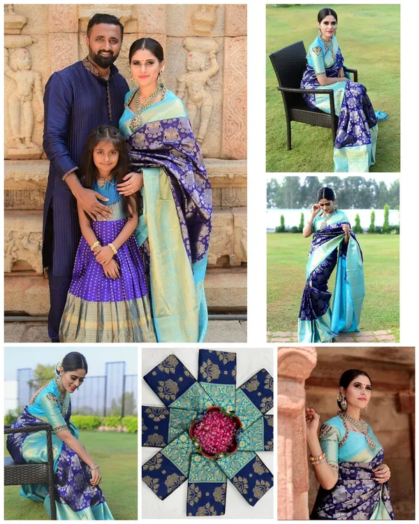 Navy_Blue_Saree_For_Women