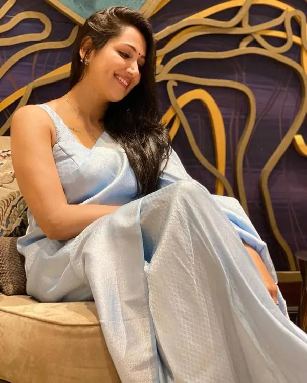 Sky_Blue_Saree_For_Women